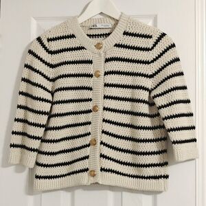 Zara 3/4 Sleeves Knit Jacket